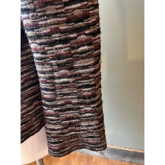 Beyond Threads Baby Alpaca Wool Blend Multi Color Wrap Sweater Womens M FLAWED - Picture 8 of 12